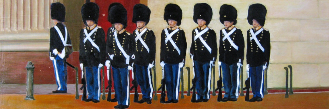 Danish Soldiers Painting by Shelley Rygg